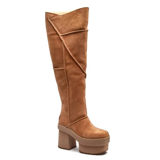 UGG Skórzane kozaki na słupku ze sklepu Gomez Fashion Store w kategorii Kozaki damskie - zdjęcie 184963451