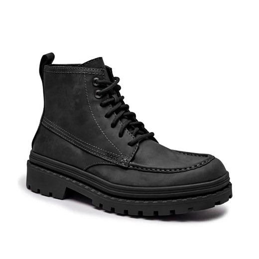 BOSS BLACK Skórzane buty wysokie Nebular ze sklepu Gomez Fashion Store w kategorii Buty zimowe męskie - zdjęcie 184963474