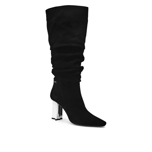 Karl Lagerfeld Skórzane kozaki na słupku TOWER ze sklepu Gomez Fashion Store w kategorii Kozaki damskie - zdjęcie 184963522