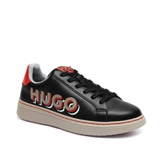 HUGO KIDS Skórzane sneakersy ze sklepu Gomez Fashion Store w kategorii Buty sportowe dziecięce - zdjęcie 184963624