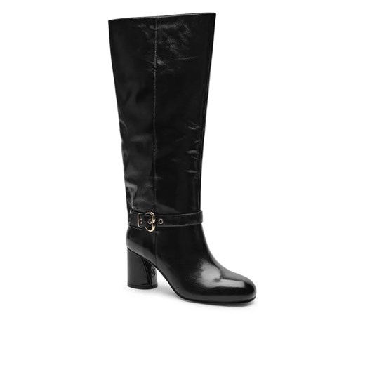Pinko Skórzane kozaki na słupku CINDY 14 ze sklepu Gomez Fashion Store w kategorii Kozaki damskie - zdjęcie 184963812