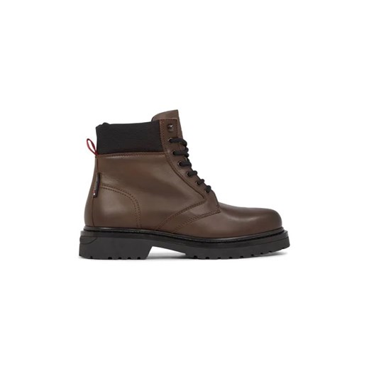 Tommy Jeans Skórzane trapery TJM LACE UP BOOT ze sklepu Gomez Fashion Store w kategorii Buty zimowe męskie - zdjęcie 184963930