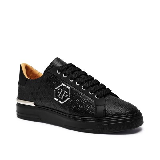 Philipp Plein Skórzane sneakersy Lo-Top ze sklepu Gomez Fashion Store w kategorii Buty sportowe męskie - zdjęcie 184963980