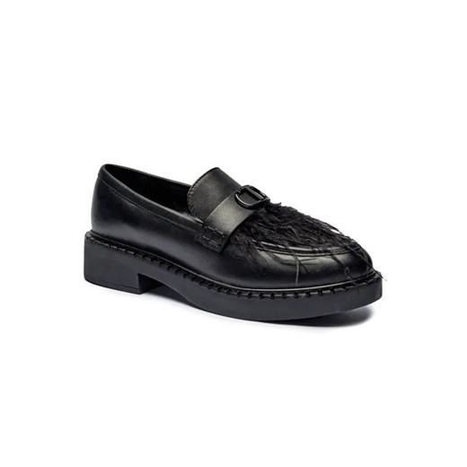 TWINSET Skórzane loafersy ze sklepu Gomez Fashion Store w kategorii Półbuty damskie - zdjęcie 184964074