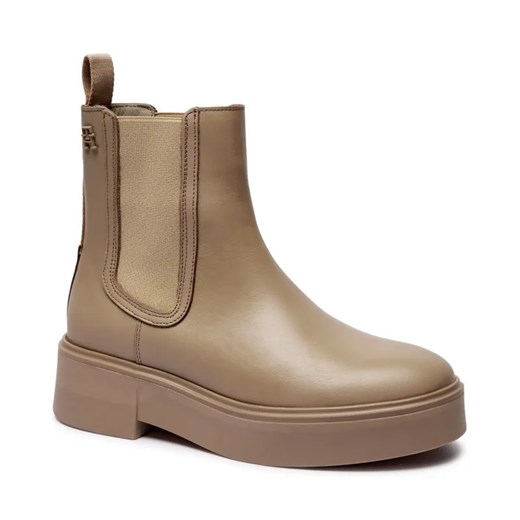 Tommy Hilfiger Skórzane sztyblety CHELSEA ze sklepu Gomez Fashion Store w kategorii Botki - zdjęcie 184964260