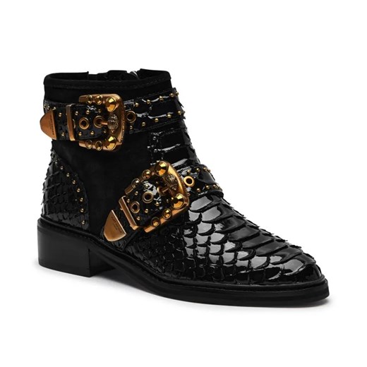 Kurt Geiger Skórzane bikery MADDOX ze sklepu Gomez Fashion Store w kategorii Botki - zdjęcie 184964300