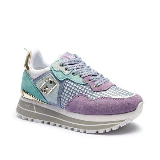 Liu Jo Sneakersy Maxi Wonder 01 | z dodatkiem skóry ze sklepu Gomez Fashion Store w kategorii Buty sportowe damskie - zdjęcie 184964411