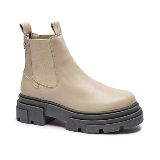Tommy Hilfiger Skórzane sztyblety CHELSEA ze sklepu Gomez Fashion Store w kategorii Botki - zdjęcie 184964610