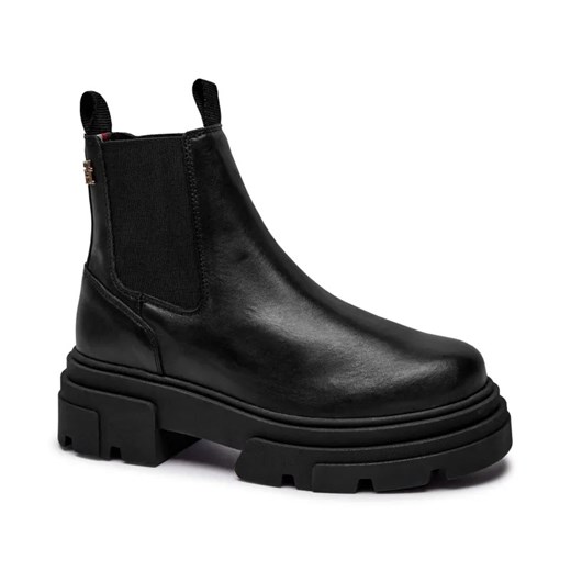 Tommy Hilfiger Skórzane sztyblety CHELSEA ze sklepu Gomez Fashion Store w kategorii Botki - zdjęcie 184964632