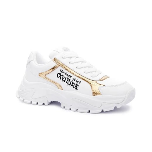 Versace Jeans Couture Sneakersy | z dodatkiem skóry ze sklepu Gomez Fashion Store w kategorii Buty sportowe damskie - zdjęcie 184964724