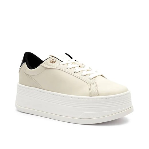 Tommy Hilfiger Sneakersy th platform sneaker triangle | z dodatkiem skóry ze sklepu Gomez Fashion Store w kategorii Buty sportowe damskie - zdjęcie 184964784