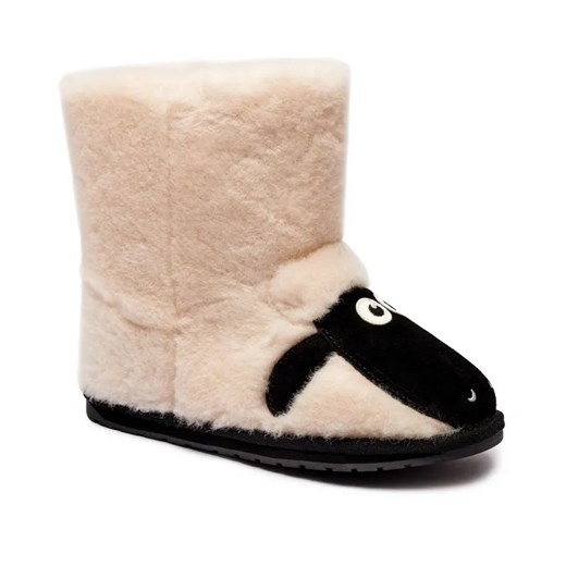 EMU Australia Skórzane śniegowce EMU Australia x Shaun The Sheep | z dodatkiem wełny ze sklepu Gomez Fashion Store w kategorii Buty zimowe dziecięce - zdjęcie 184964850
