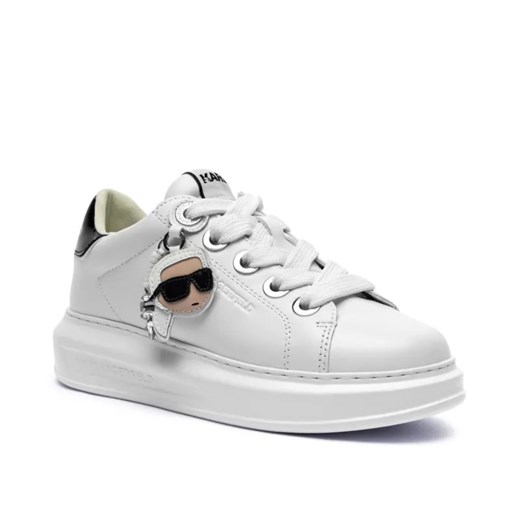 Karl Lagerfeld Skórzane sneakersy KAPRI ze sklepu Gomez Fashion Store w kategorii Buty sportowe damskie - zdjęcie 184964920