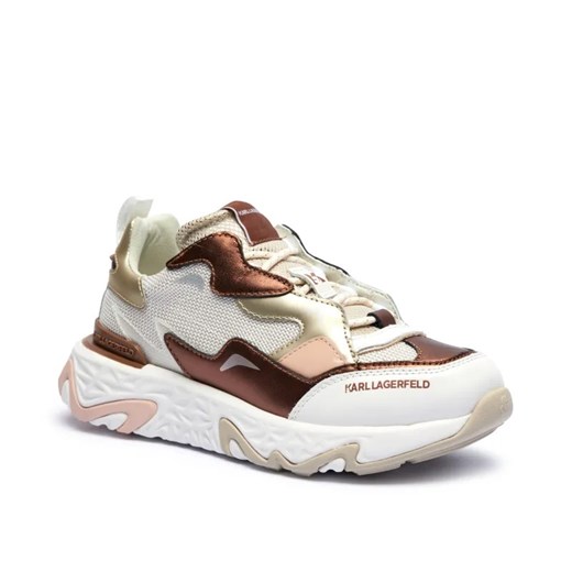 Karl Lagerfeld Sneakersy BLAZE | z dodatkiem skóry ze sklepu Gomez Fashion Store w kategorii Buty sportowe damskie - zdjęcie 184964970