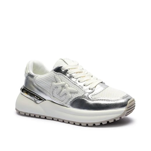 Pinko Sneakersy GEM 07 | z dodatkiem skóry ze sklepu Gomez Fashion Store w kategorii Buty sportowe damskie - zdjęcie 184965011