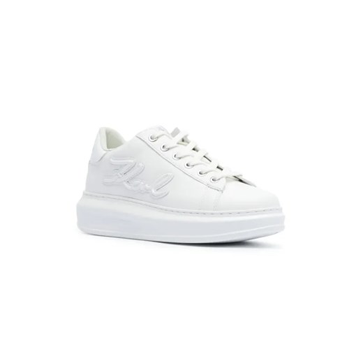 Karl Lagerfeld Skórzane sneakersy KAPRI Signia Emboss ze sklepu Gomez Fashion Store w kategorii Buty sportowe damskie - zdjęcie 184965034