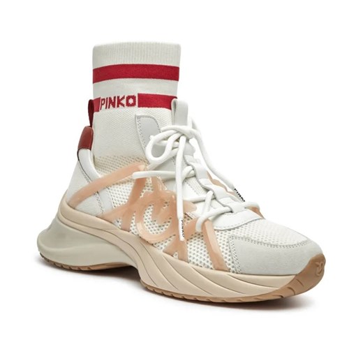 Pinko Sneakersy ARIEL 05 | z dodatkiem skóry ze sklepu Gomez Fashion Store w kategorii Buty sportowe damskie - zdjęcie 184965050