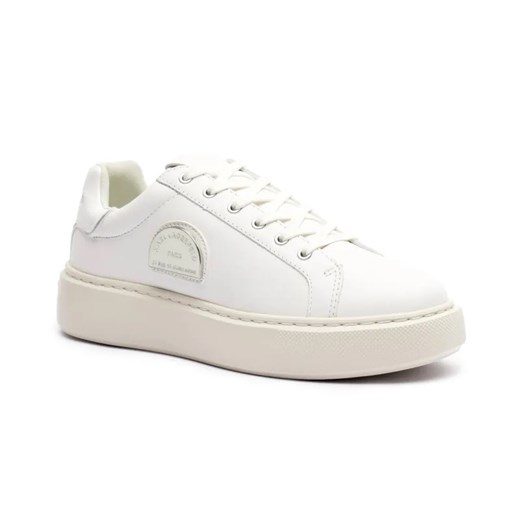 Karl Lagerfeld Skórzane sneakersy MAXI KUP ze sklepu Gomez Fashion Store w kategorii Buty sportowe damskie - zdjęcie 184965061