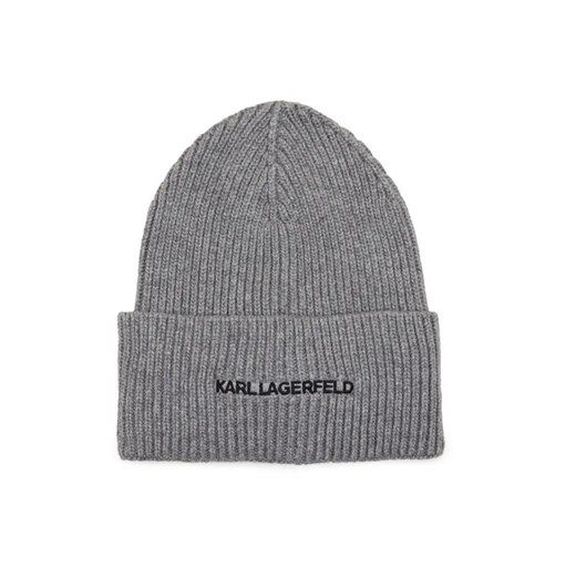 Karl Lagerfeld Czapka k/essential | z dodatkiem wełny i kaszmiru ze sklepu Gomez Fashion Store w kategorii Czapki zimowe damskie - zdjęcie 184965161