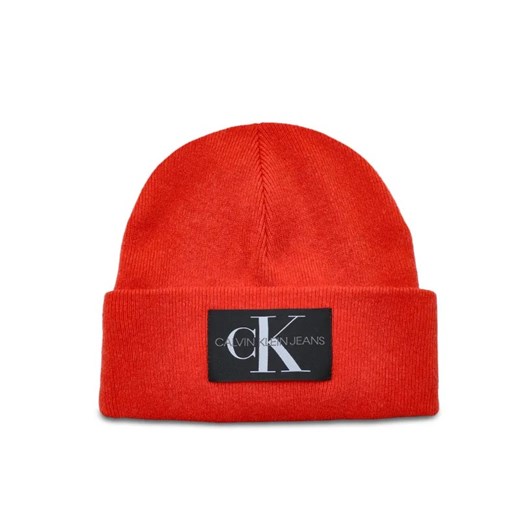 Calvin Klein Jeans Czapka | z dodatkiem wełny i kaszmiru ze sklepu Gomez Fashion Store w kategorii Czapki zimowe męskie - zdjęcie 184965241