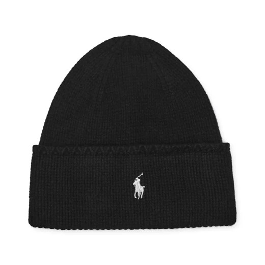 POLO RALPH LAUREN Wełniana czapka PONY ze sklepu Gomez Fashion Store w kategorii Czapki zimowe damskie - zdjęcie 184965403