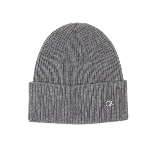 Calvin Klein Czapka RE-LOCK | z dodatkiem wełny i kaszmiru ze sklepu Gomez Fashion Store w kategorii Czapki zimowe damskie - zdjęcie 184965431