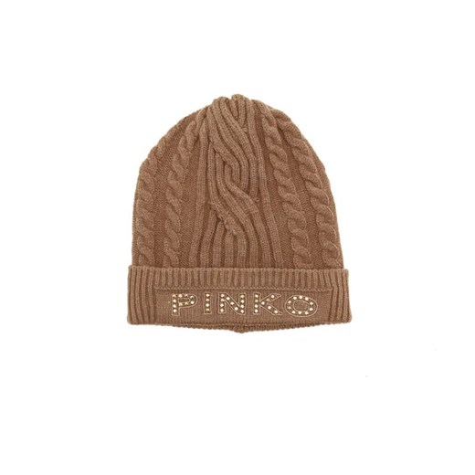 Pinko Czapka BAMBOO CAPPELLO VISCOSA CABLES ze sklepu Gomez Fashion Store w kategorii Czapki zimowe damskie - zdjęcie 184965510