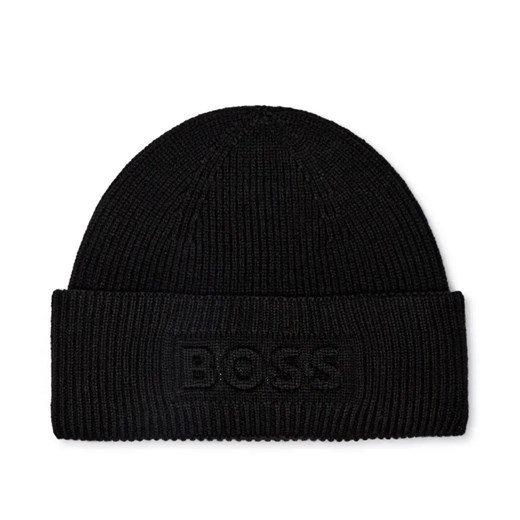 BOSS ORANGE Wełniana czapka Alogo ze sklepu Gomez Fashion Store w kategorii Czapki zimowe męskie - zdjęcie 184965520