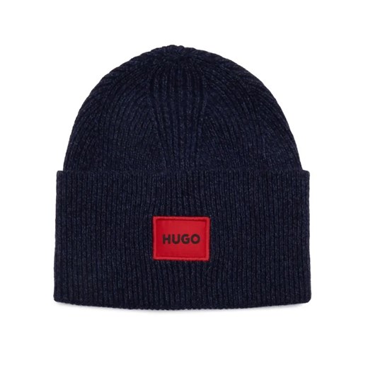 HUGO Wełniana czapka Xaff 6 ze sklepu Gomez Fashion Store w kategorii Czapki zimowe męskie - zdjęcie 184965790