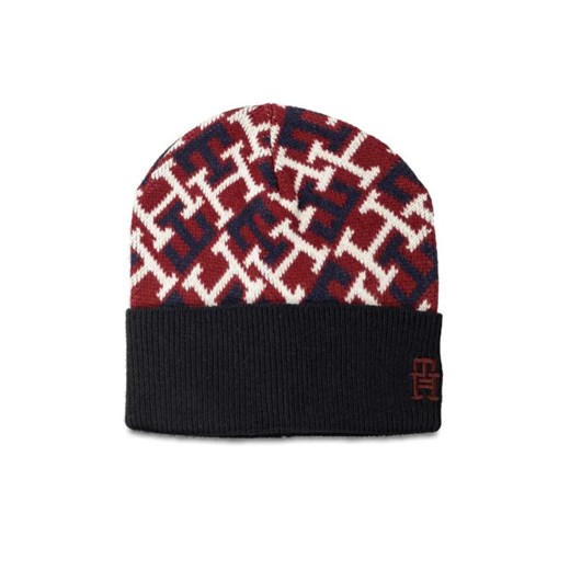 Tommy Hilfiger Czapka TH MONOGRAM | z dodatkiem wełny i kaszmiru ze sklepu Gomez Fashion Store w kategorii Czapki zimowe męskie - zdjęcie 184965804