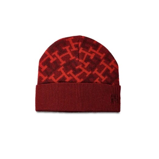Tommy Hilfiger Czapka TH MONOGRAM | z dodatkiem wełny i kaszmiru ze sklepu Gomez Fashion Store w kategorii Czapki zimowe męskie - zdjęcie 184965891