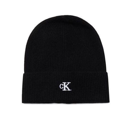 Calvin Klein Jeans Czapka | z dodatkiem wełny i kaszmiru ze sklepu Gomez Fashion Store w kategorii Czapki zimowe damskie - zdjęcie 184965923