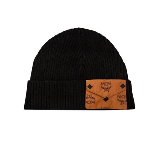 MCM Wełniana czapka COLLECTION ze sklepu Gomez Fashion Store w kategorii Czapki zimowe męskie - zdjęcie 184965963