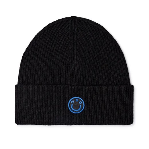Hugo Blue Wełniana czapka Xafi ze sklepu Gomez Fashion Store w kategorii Czapki zimowe męskie - zdjęcie 184965964