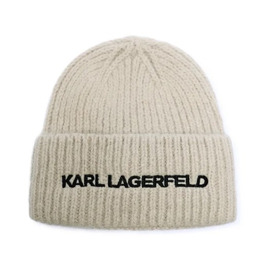 Karl Lagerfeld Wełniana czapka k/essential ze sklepu Gomez Fashion Store w kategorii Czapki zimowe damskie - zdjęcie 184966024