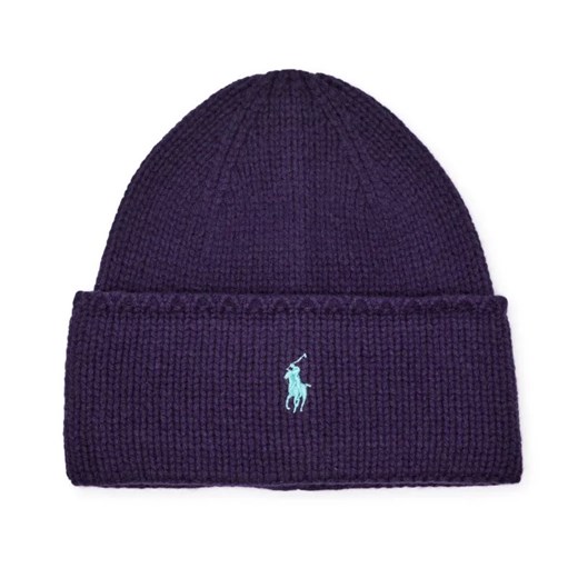 POLO RALPH LAUREN Wełniana czapka PONY ze sklepu Gomez Fashion Store w kategorii Czapki zimowe damskie - zdjęcie 184966140
