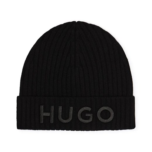 HUGO Wełniana czapka X565-7 ze sklepu Gomez Fashion Store w kategorii Czapki zimowe męskie - zdjęcie 184966142