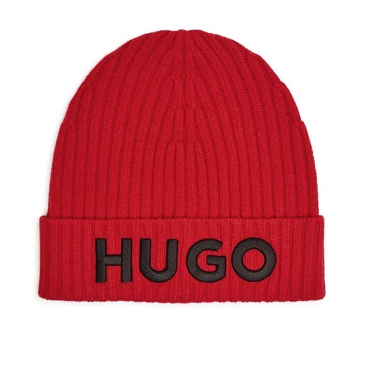 HUGO Wełniana czapka X565-7 ze sklepu Gomez Fashion Store w kategorii Czapki zimowe męskie - zdjęcie 184966150