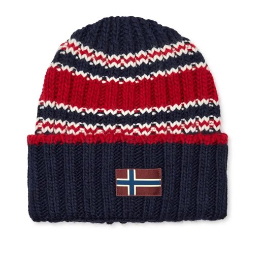 Napapijri Czapka AREUSE | z dodatkiem wełny ze sklepu Gomez Fashion Store w kategorii Czapki zimowe męskie - zdjęcie 184966524