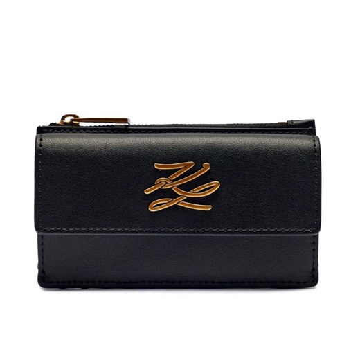 Karl Lagerfeld Skórzane etui na karty K/AUTOGRAPH ze sklepu Gomez Fashion Store w kategorii Etui - zdjęcie 184966791