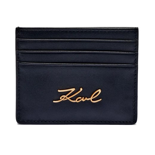 Karl Lagerfeld Skórzane etui na karty K/SIGNATURE ze sklepu Gomez Fashion Store w kategorii Etui - zdjęcie 184966792