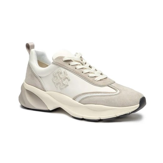 TORY BURCH Skórzane sneakersy GOOD LUCK TRAINER ze sklepu Gomez Fashion Store w kategorii Buty sportowe damskie - zdjęcie 184967032