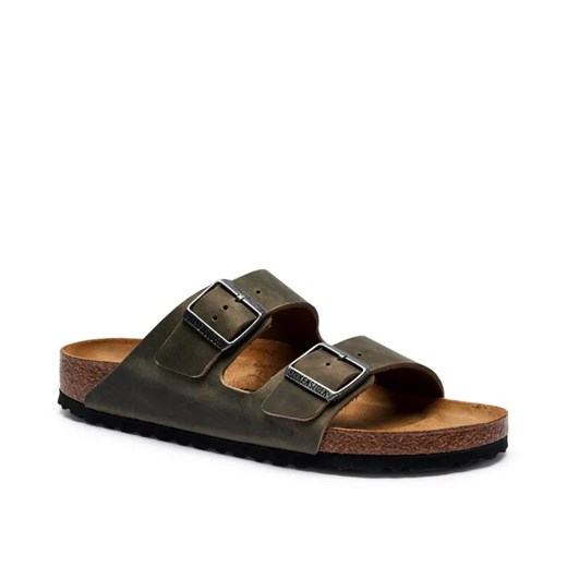 Birkenstock Skórzane klapki EVA | narrow fit ze sklepu Gomez Fashion Store w kategorii Klapki damskie - zdjęcie 184968481