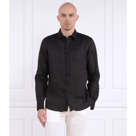 GUESS Lniana koszula LS ISLAND | Regular Fit ze sklepu Gomez Fashion Store w kategorii Koszule męskie - zdjęcie 184968813