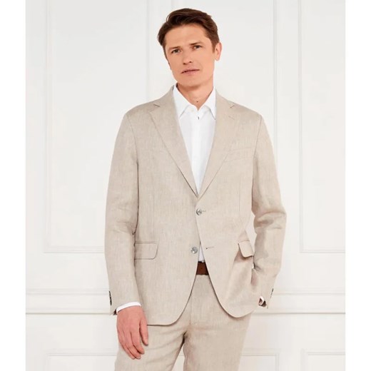 Oscar Jacobson Lniana marynarka Ferry | Regular Fit ze sklepu Gomez Fashion Store w kategorii Marynarki męskie - zdjęcie 184969043