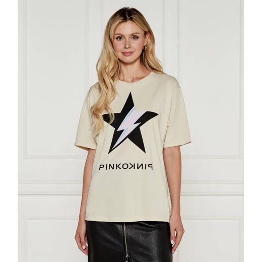 Pinko T-shirt SCANNER | Oversize fit ze sklepu Gomez Fashion Store w kategorii Bluzki damskie - zdjęcie 184969044