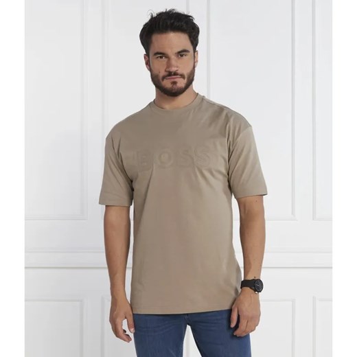 BOSS GREEN T-shirt Tee Lotus | Regular Fit ze sklepu Gomez Fashion Store w kategorii T-shirty męskie - zdjęcie 184969052