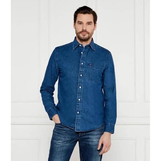 Tommy Hilfiger Jeansowa koszula | Regular Fit ze sklepu Gomez Fashion Store w kategorii Koszule męskie - zdjęcie 184969181