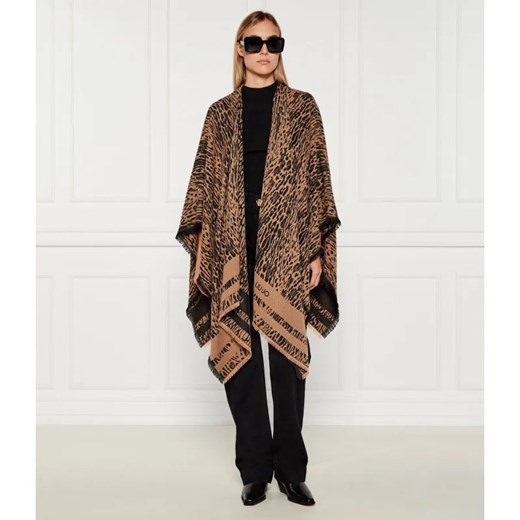 Liu Jo Ponczo Animalier | Oversize fit ze sklepu Gomez Fashion Store w kategorii Poncza - zdjęcie 184969262