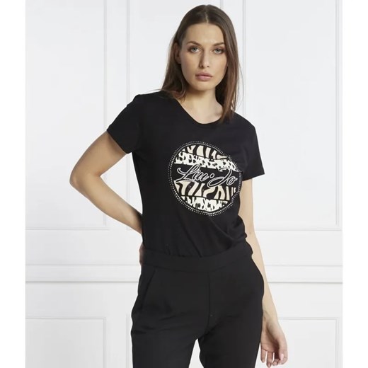 Liu Jo T-shirt | Regular Fit ze sklepu Gomez Fashion Store w kategorii Bluzki damskie - zdjęcie 184969351
